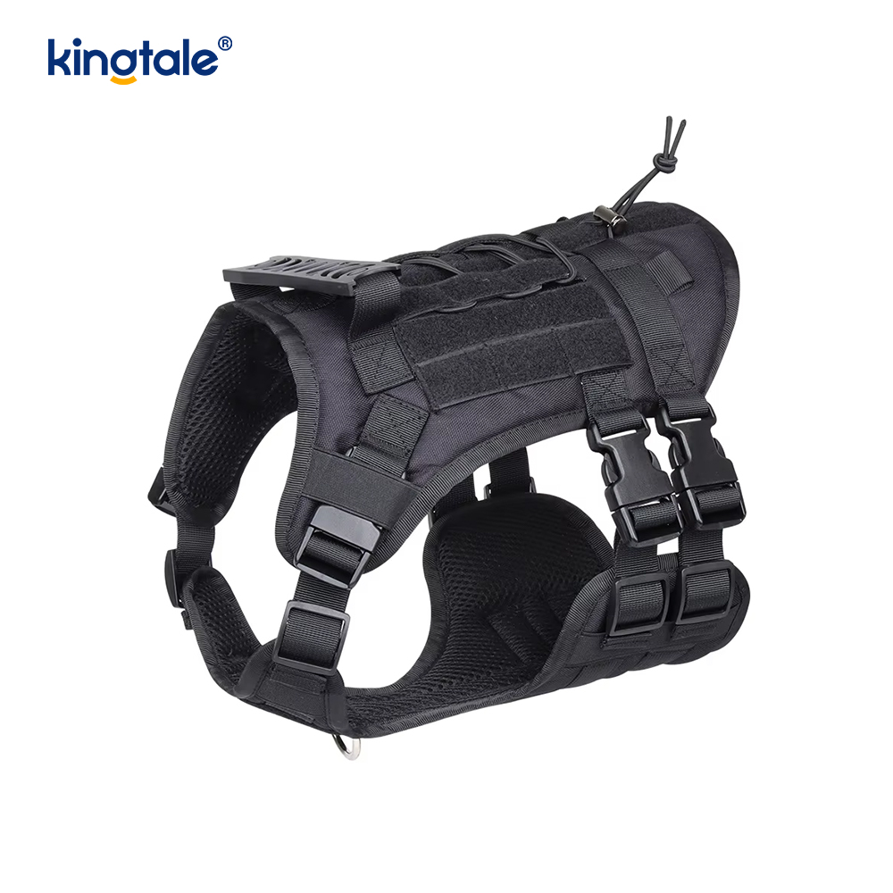 Arnés ajustable respirable modificado para requisitos particulares del perro de la malla grande resistente del chaleco