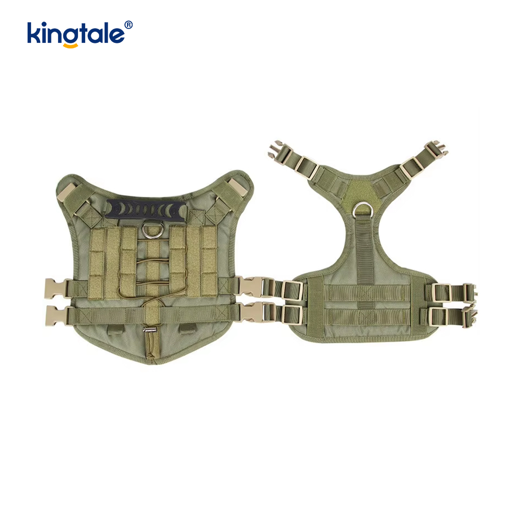 Arnés ajustable respirable modificado para requisitos particulares del perro de la malla grande resistente del chaleco