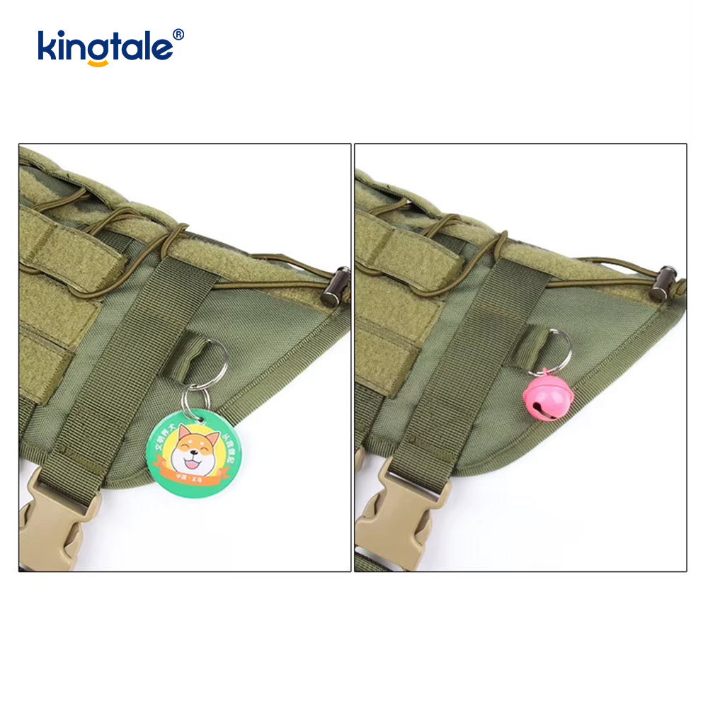 Arnés ajustable respirable modificado para requisitos particulares del perro de la malla grande resistente del chaleco