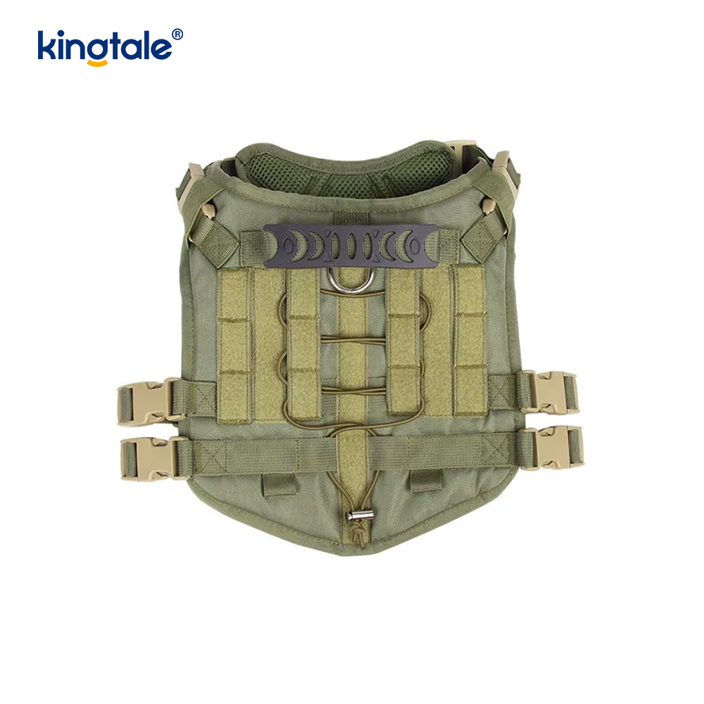 Arnés ajustable respirable modificado para requisitos particulares del perro de la malla grande resistente del chaleco