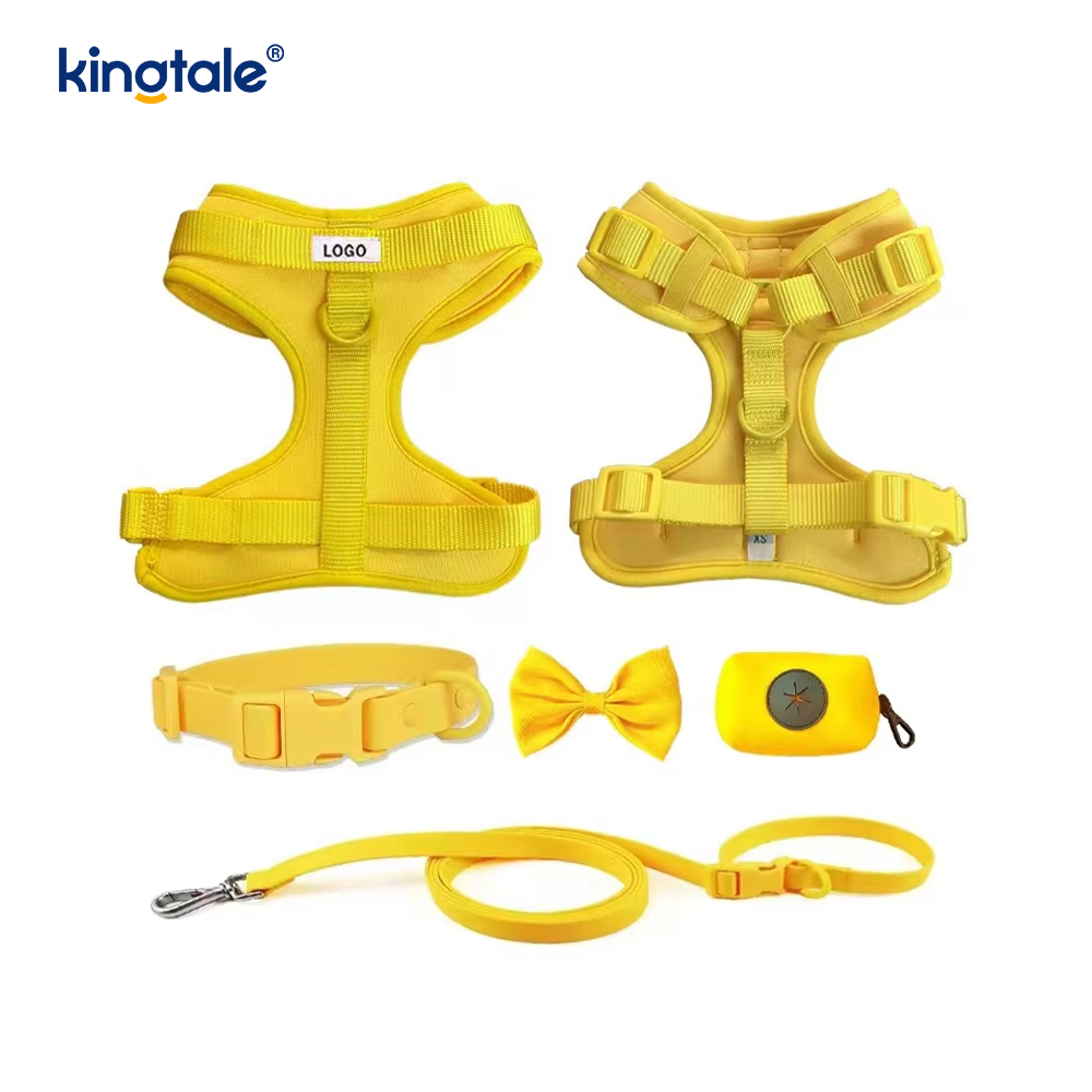 Collar impermeable ligero de moda personalizado del correo del arnés del perro del Pvc