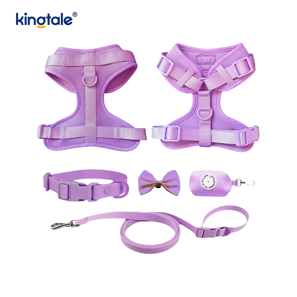 Collar impermeable ligero de moda personalizado del correo del arnés del perro del Pvc