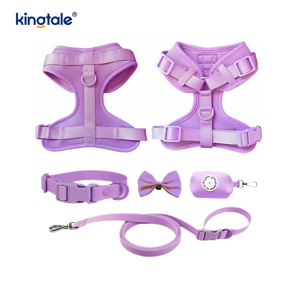 Collar impermeable ligero de moda personalizado del correo del arnés del perro del Pvc