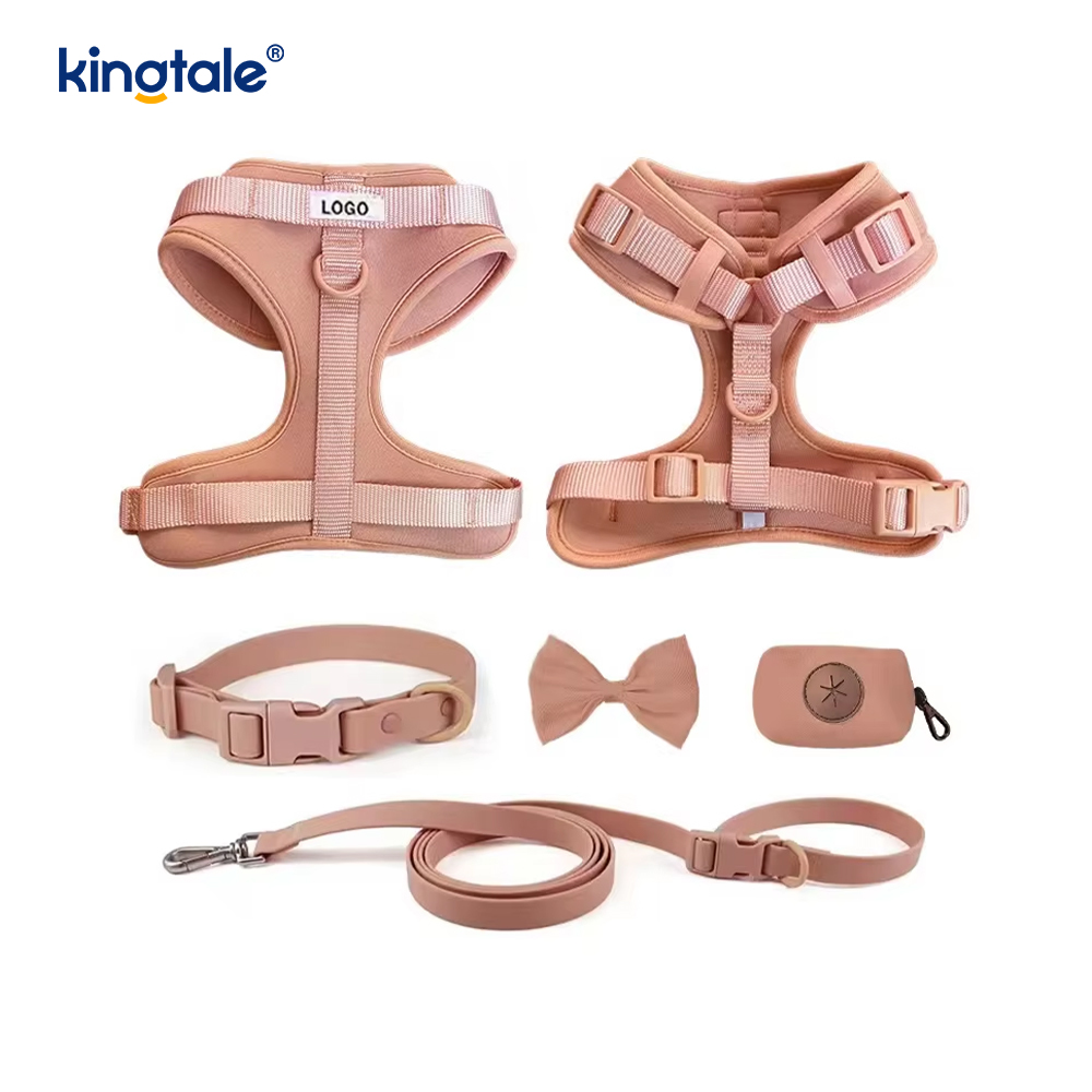 Collar impermeable ligero de moda personalizado del correo del arnés del perro del Pvc