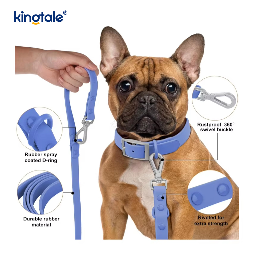 Collar impermeable ligero de moda personalizado del correo del arnés del perro del Pvc