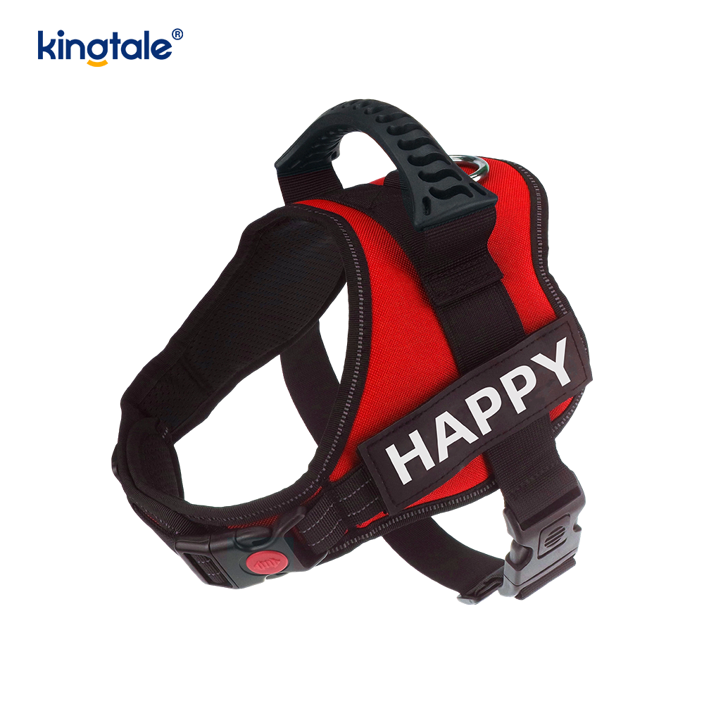 Ninguna correa de perro de nylon sólida reflexiva de la cuerda del arnés del perro del diseñador del tirón