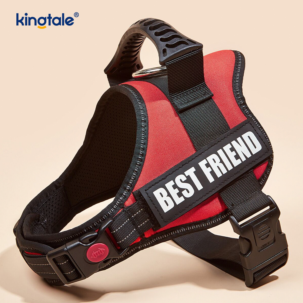 Ninguna correa de perro de nylon sólida reflexiva de la cuerda del arnés del perro del diseñador del tirón