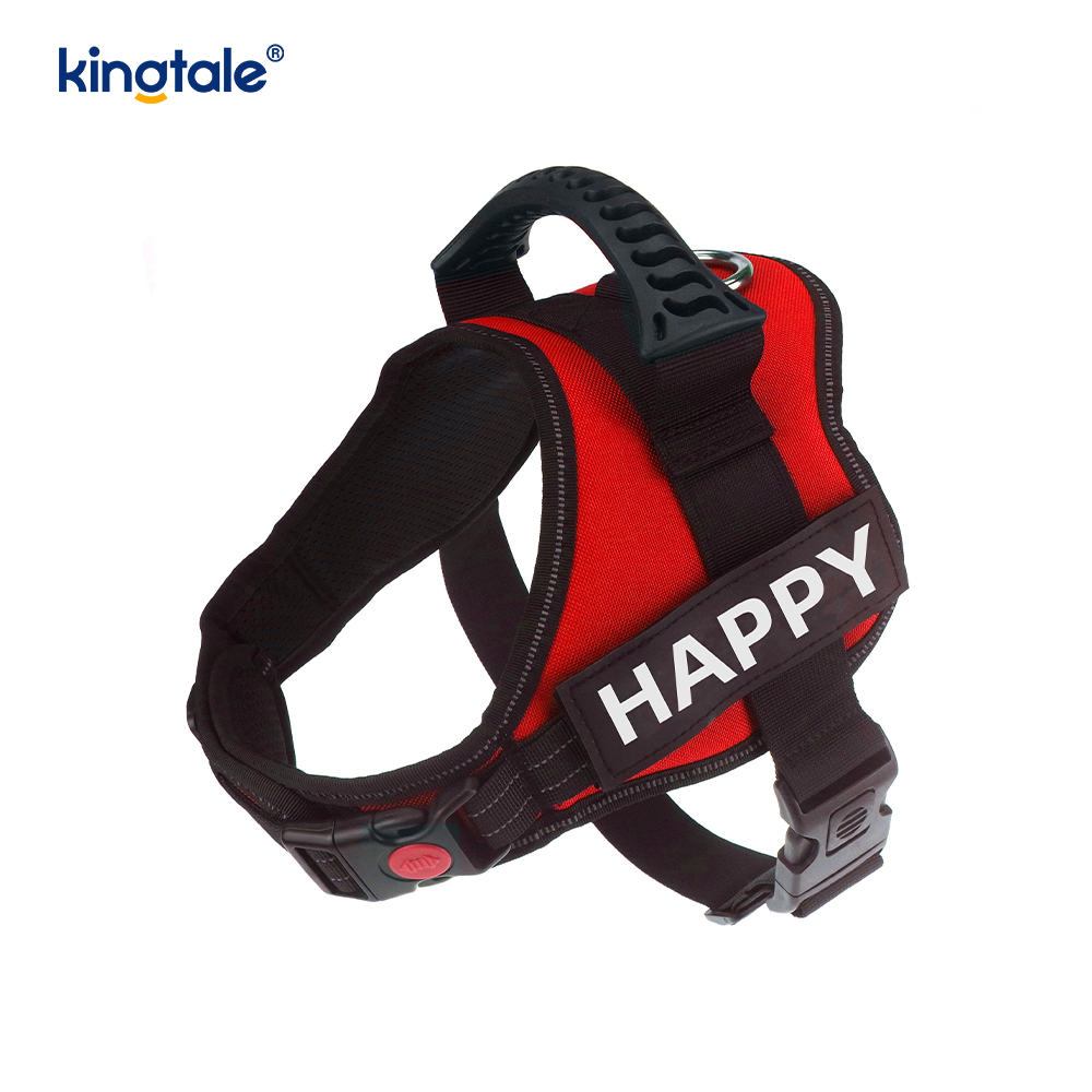 Ninguna correa de perro de nylon sólida reflexiva de la cuerda del arnés del perro del diseñador del tirón