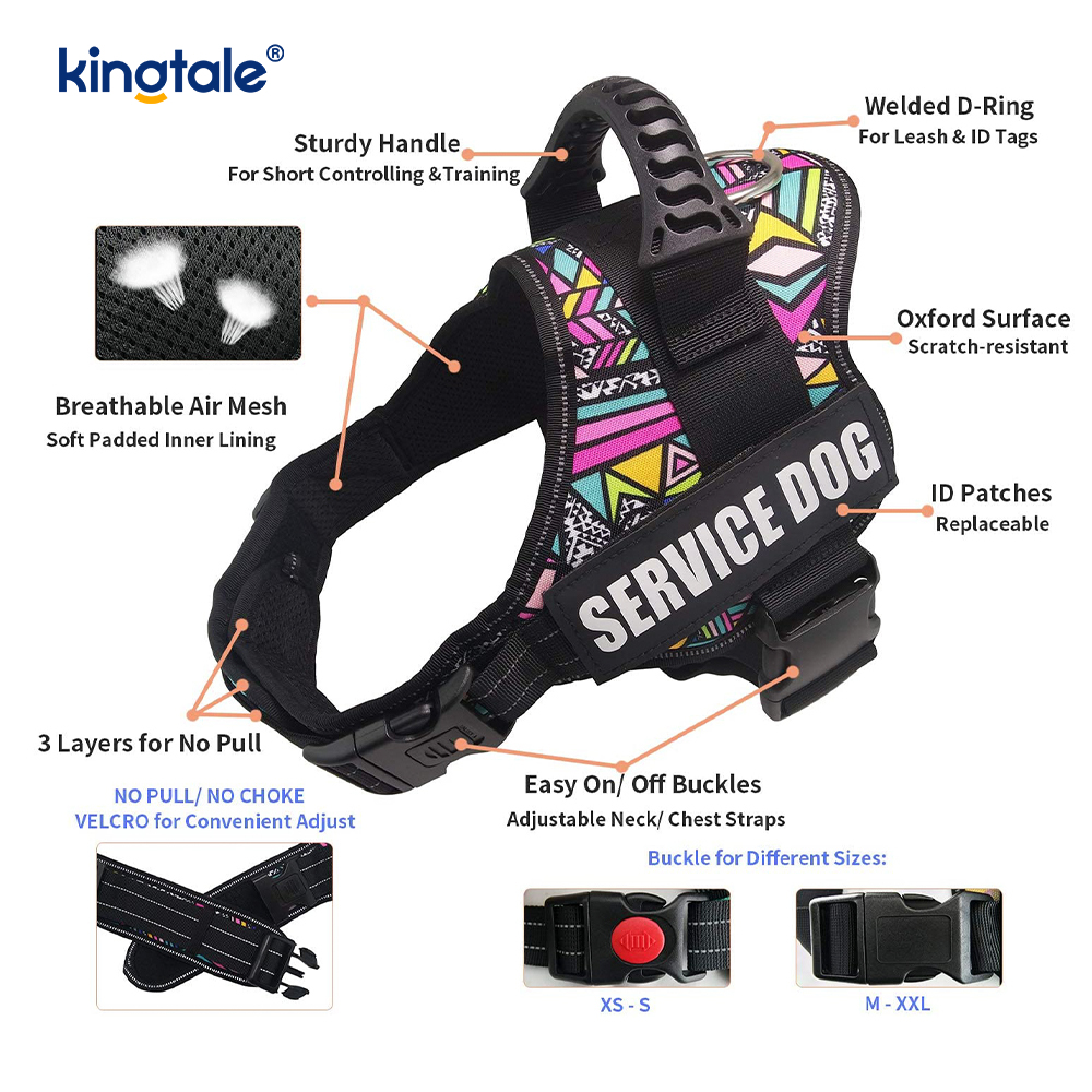 Ninguna correa de perro de nylon sólida reflexiva de la cuerda del arnés del perro del diseñador del tirón