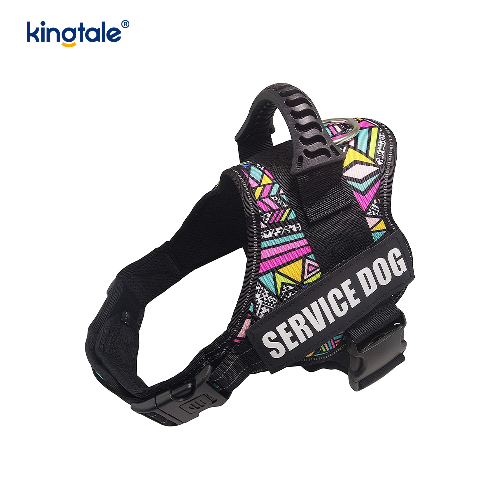 Ninguna correa de perro de nylon sólida reflexiva de la cuerda del arnés del perro del diseñador del tirón