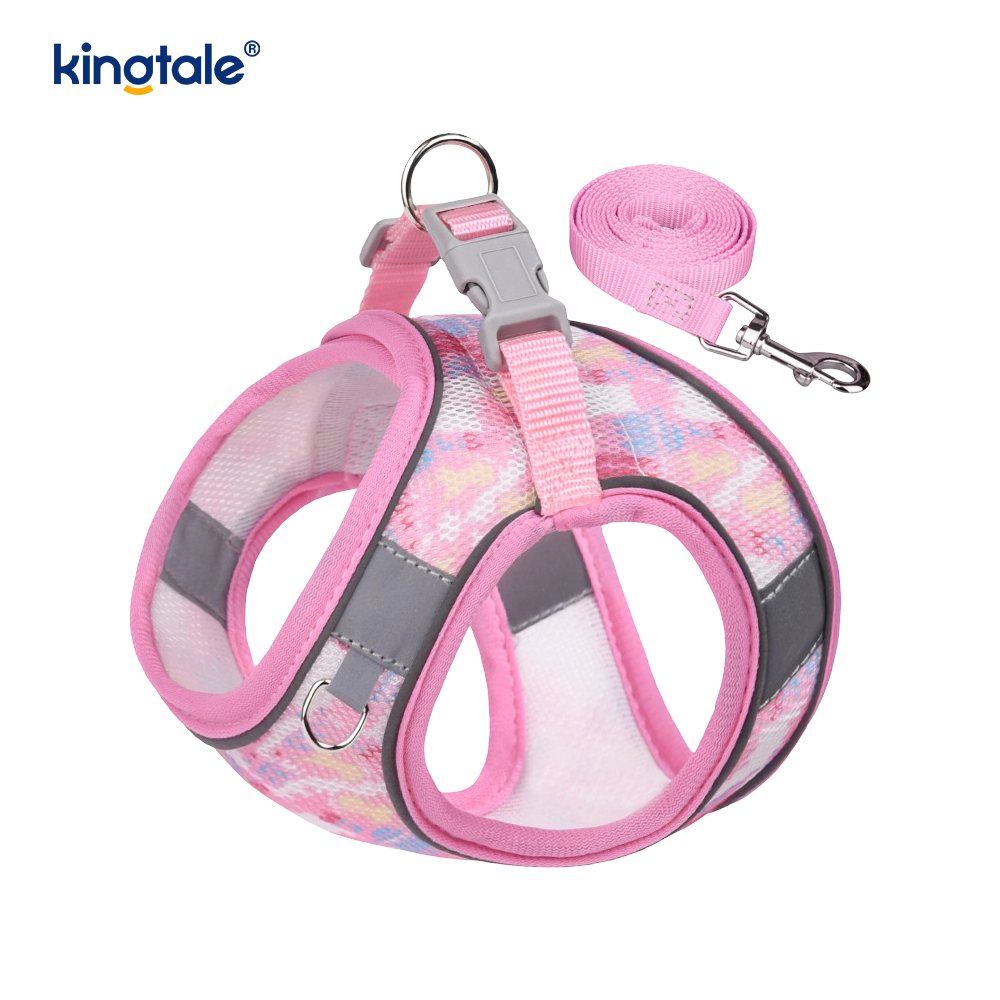 Correa antichoque reflectante para perro, arnés acolchado a la moda, estilo chaleco