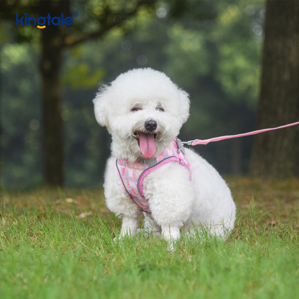 Correa antichoque reflectante para perro, arnés acolchado a la moda, estilo chaleco
