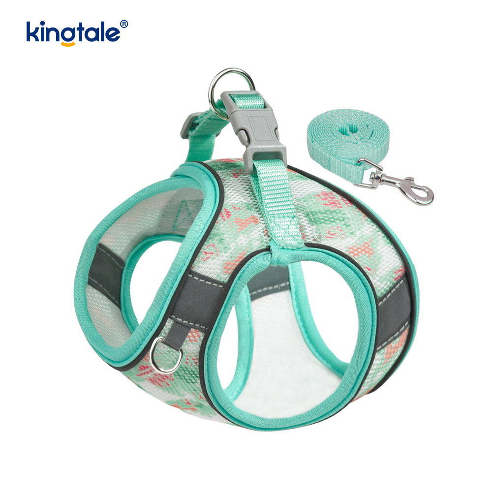 Correa antichoque reflectante para perro, arnés acolchado a la moda, estilo chaleco