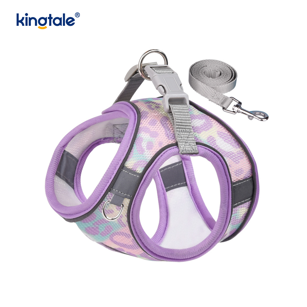 Correa antichoque reflectante para perro, arnés acolchado a la moda, estilo chaleco