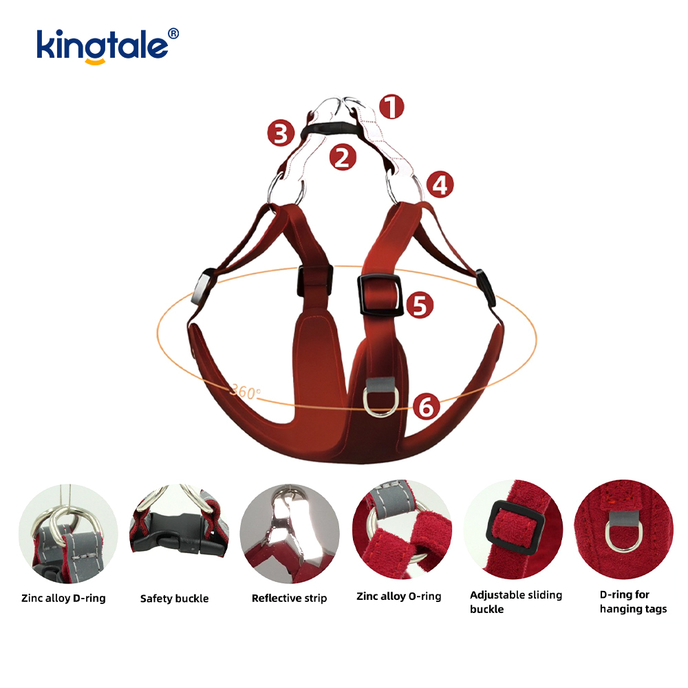 Conjunto de correa y arnés con diamantes de imitación ostentosos para perros y gatos pequeños ajustables de cuero