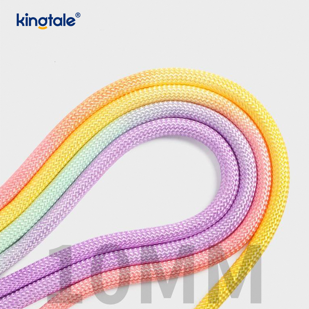 Ninguna correa colorida del resbalón del perro de la manija doble de nylon ajustable durable del tirón