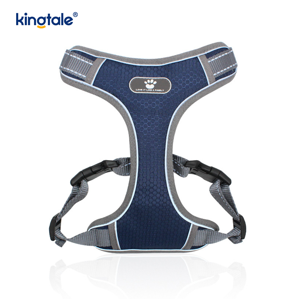 Arnés para mascotas sin tirones, acolchado suave y ajustable, chaleco reflectante Oxford para perros