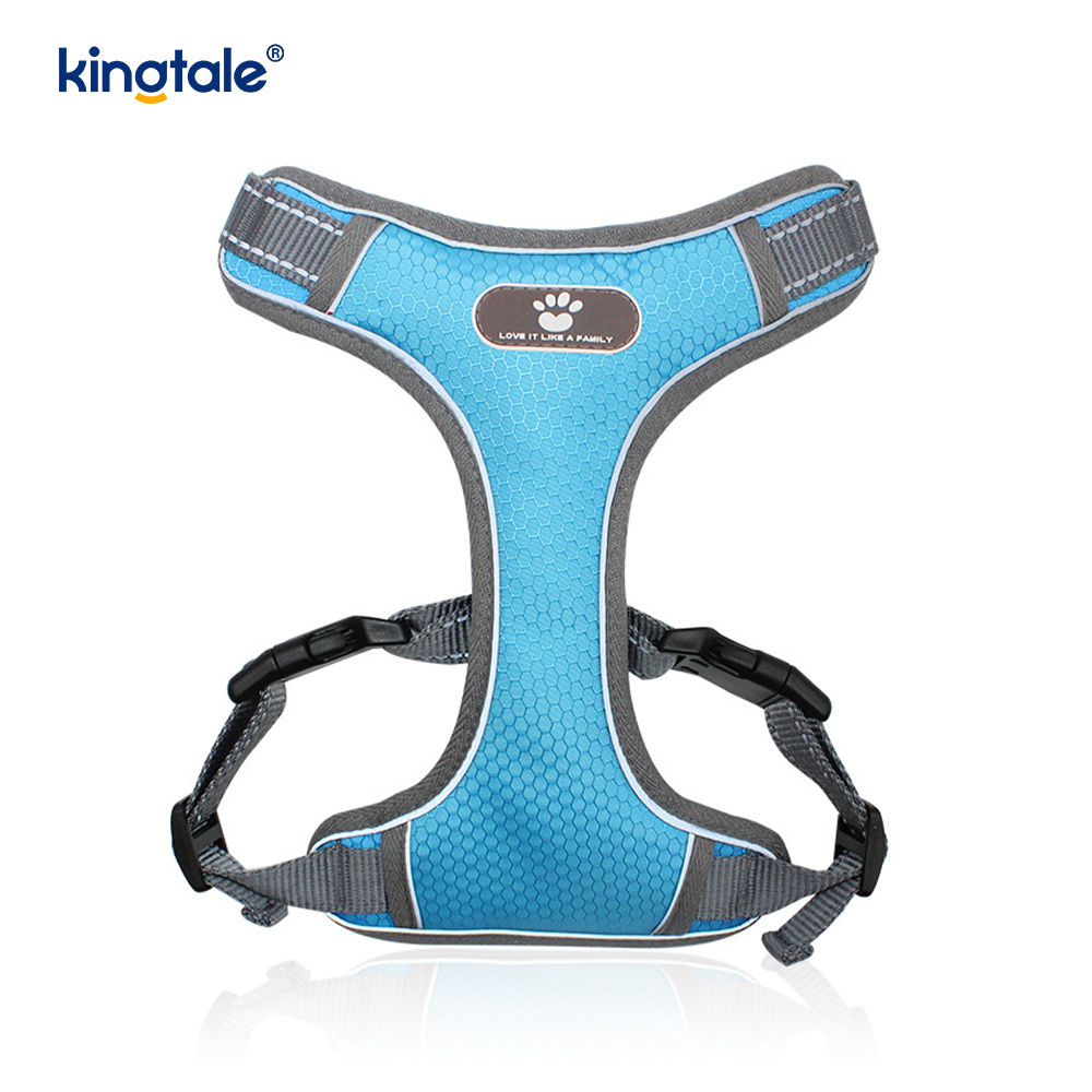 Arnés para mascotas sin tirones, acolchado suave y ajustable, chaleco reflectante Oxford para perros