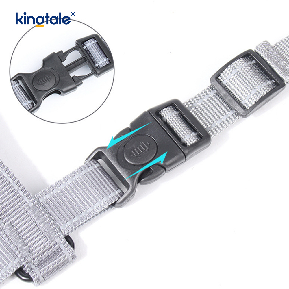 Arnés para mascotas sin tirones, acolchado suave y ajustable, chaleco reflectante Oxford para perros