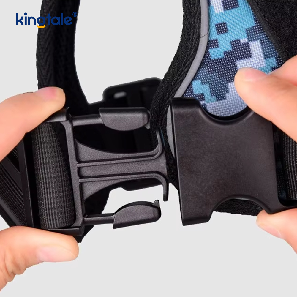 Arnés reflexivo ajustable táctico resistente del perro del chaleco del animal doméstico del tirón ningún