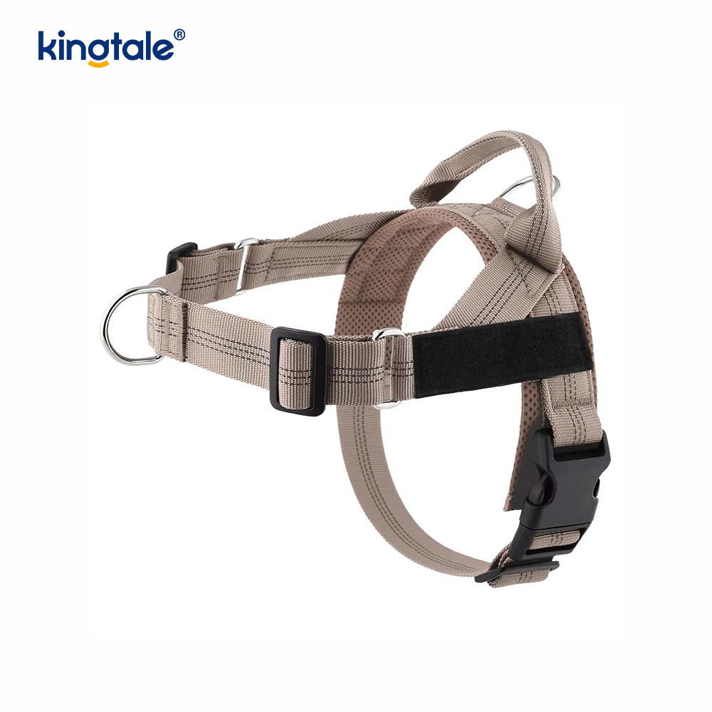 Ajustable durable reflexivo de encargo de la malla ningún arnés del perro del tirón