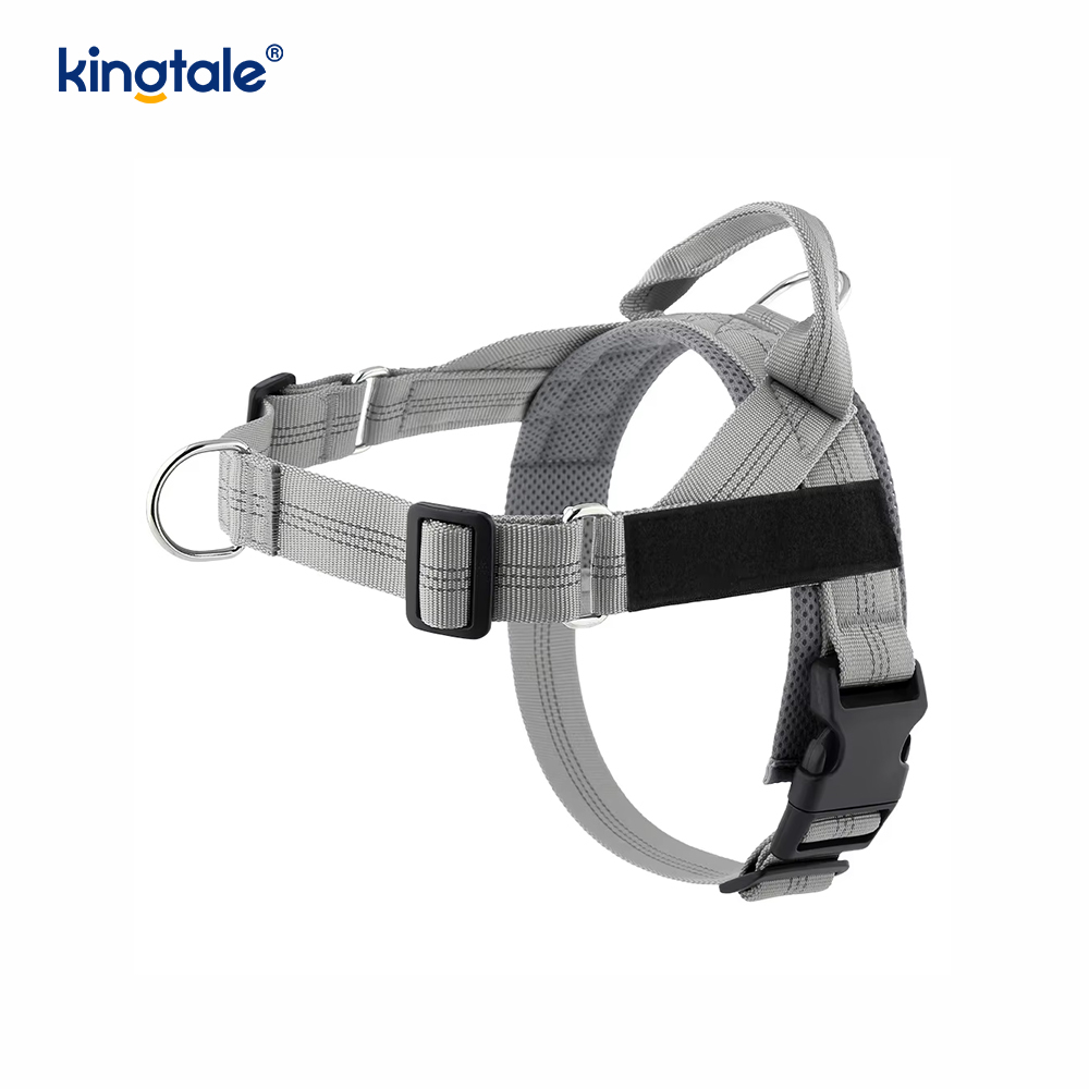 Ajustable durable reflexivo de encargo de la malla ningún arnés del perro del tirón