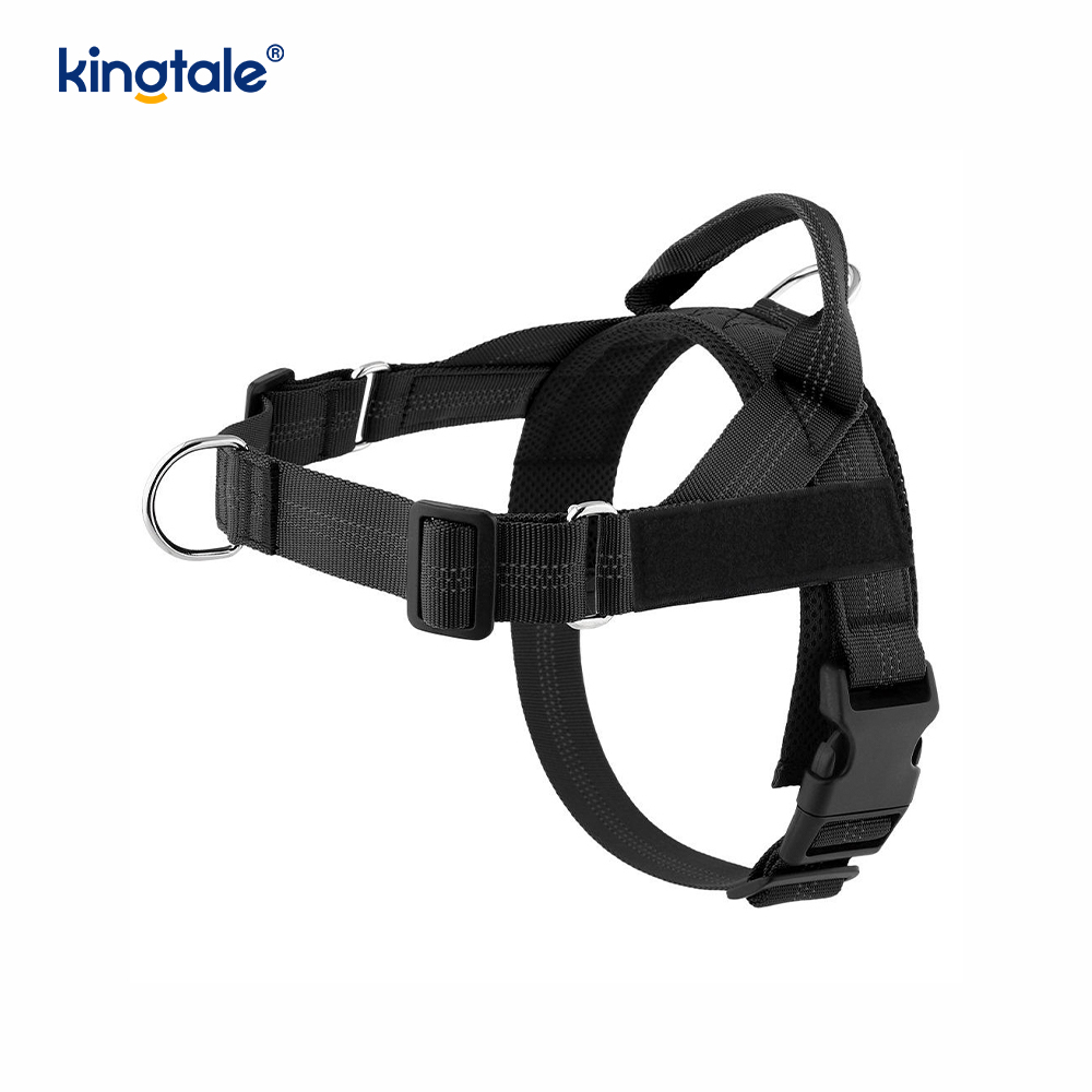 Ajustable durable reflexivo de encargo de la malla ningún arnés del perro del tirón