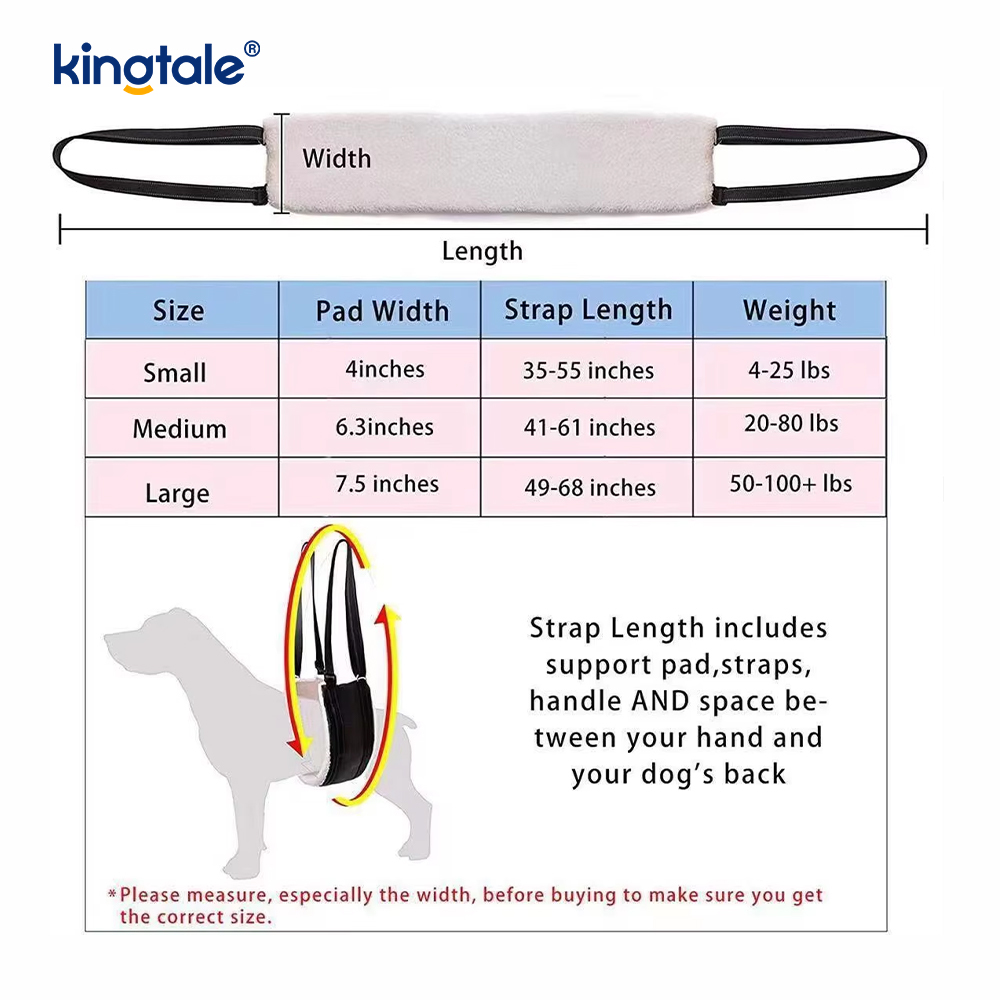Arnés sostenible sólido modificado para requisitos particulares de la elevación del perro de la honda portátil portátil del perro para los animales domésticos