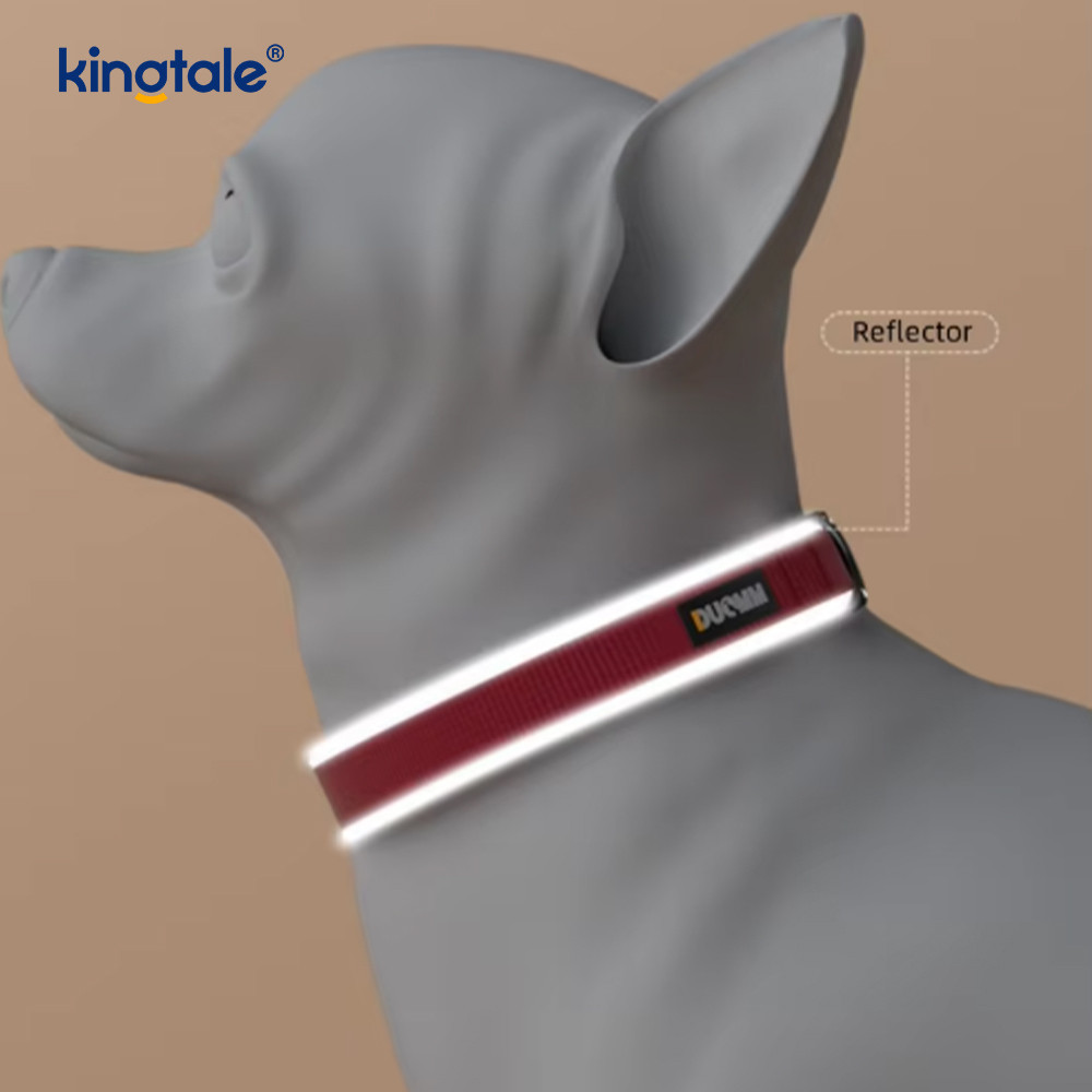 Collares intermitentes seguros ajustables para perros, gatos y cachorros de poliéster