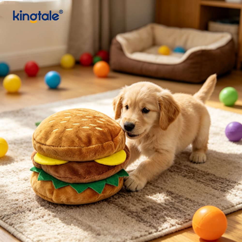Food Screaming Toy Hamburguesa, Patatas Fritas, Pata De Pollo para Perros Y Gatos