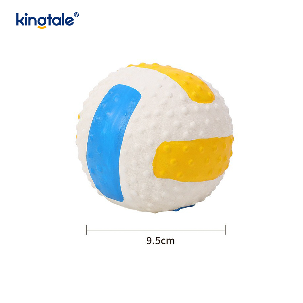 Juguetes chirriantes de látex para mascotas (fútbol, ​​fútbol, ​​voleibol)