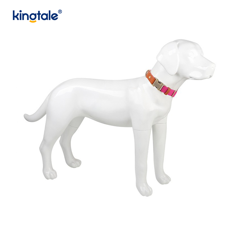 Collar para perros de cáñamo natural, duradero, transpirable y sin restricciones