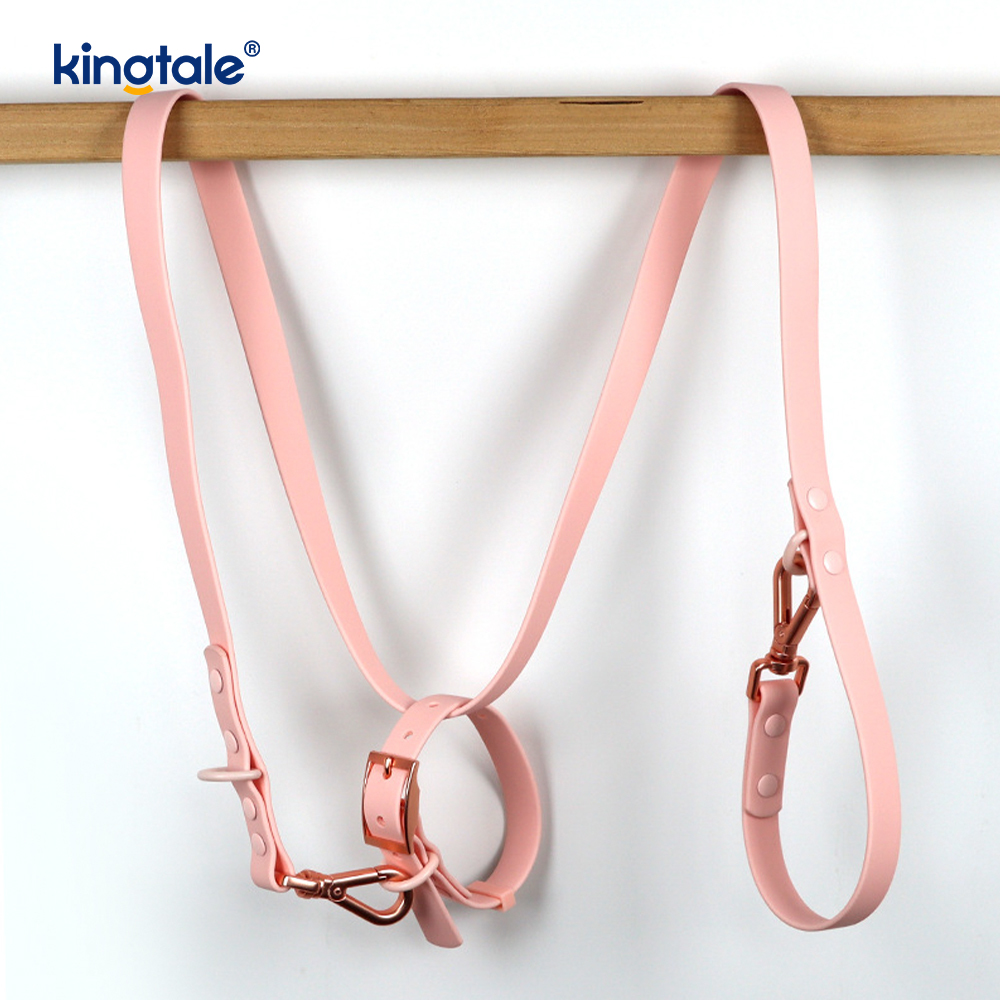 Correa para collares de perro resistente a la abrasión, impermeable y recubierta de PVC