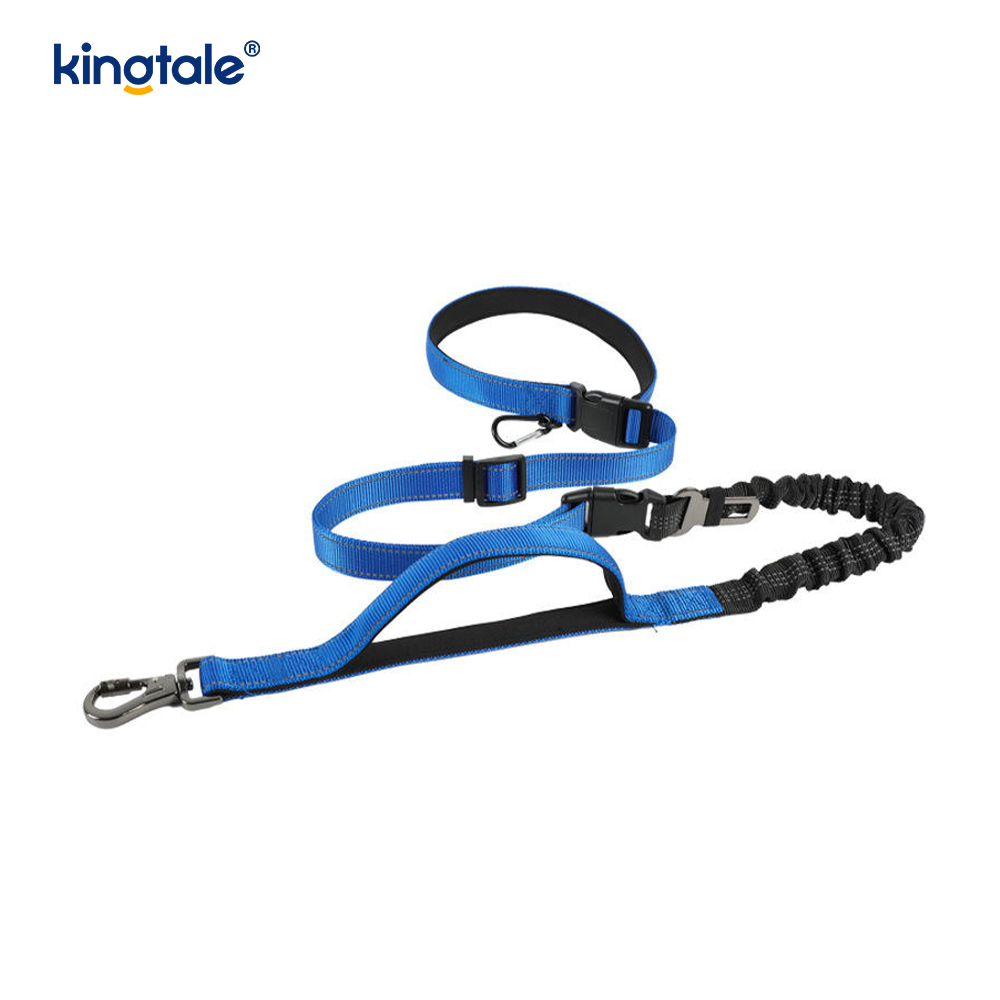 Collares reflectantes para mascotas con correa para perros manos libres cruzadas