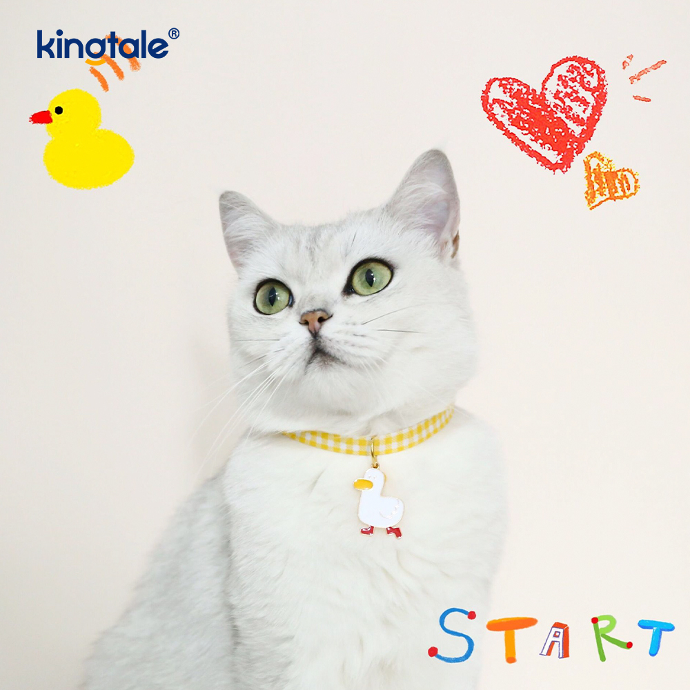 Collares para mascotas de color caramelo con colgantes de aguacate: collares de seguridad