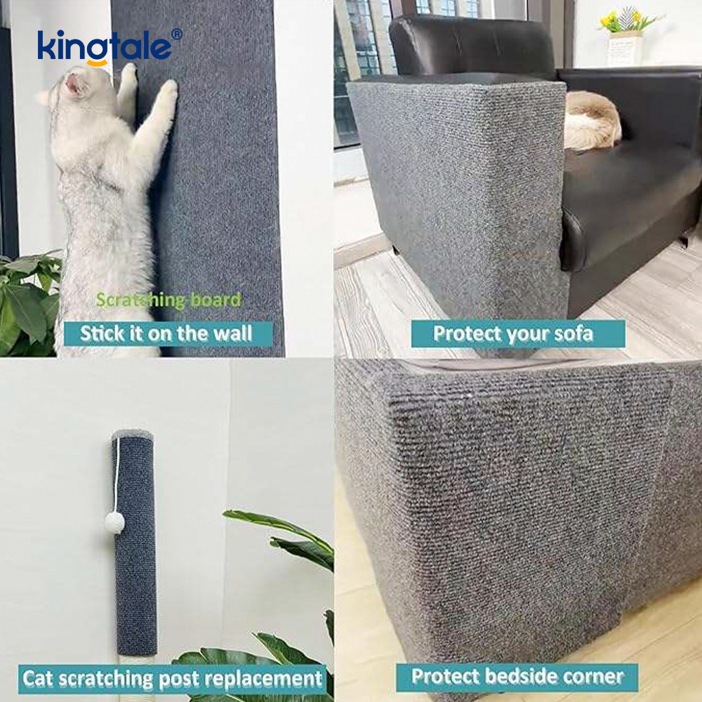 Alfombra autoadhesiva para rascar gatos, almohadillas de repuesto, protección de muebles