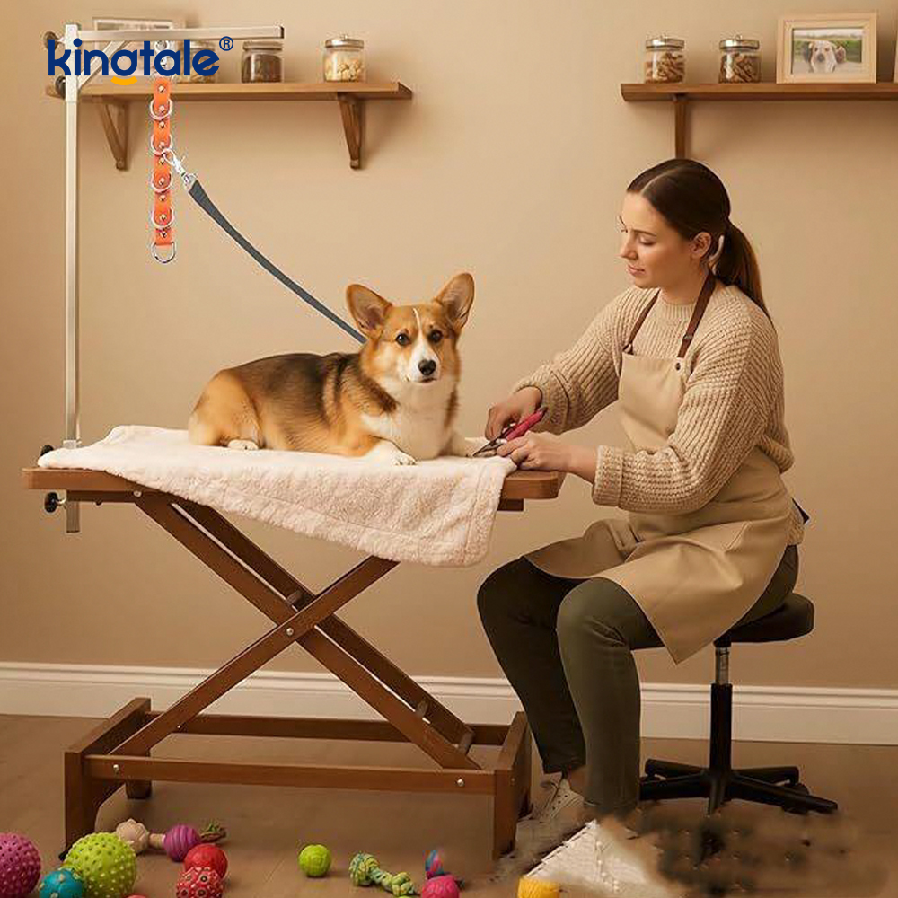 Correas de mesa con bucles de extensión para aseo de perros, correa para mesa de baño