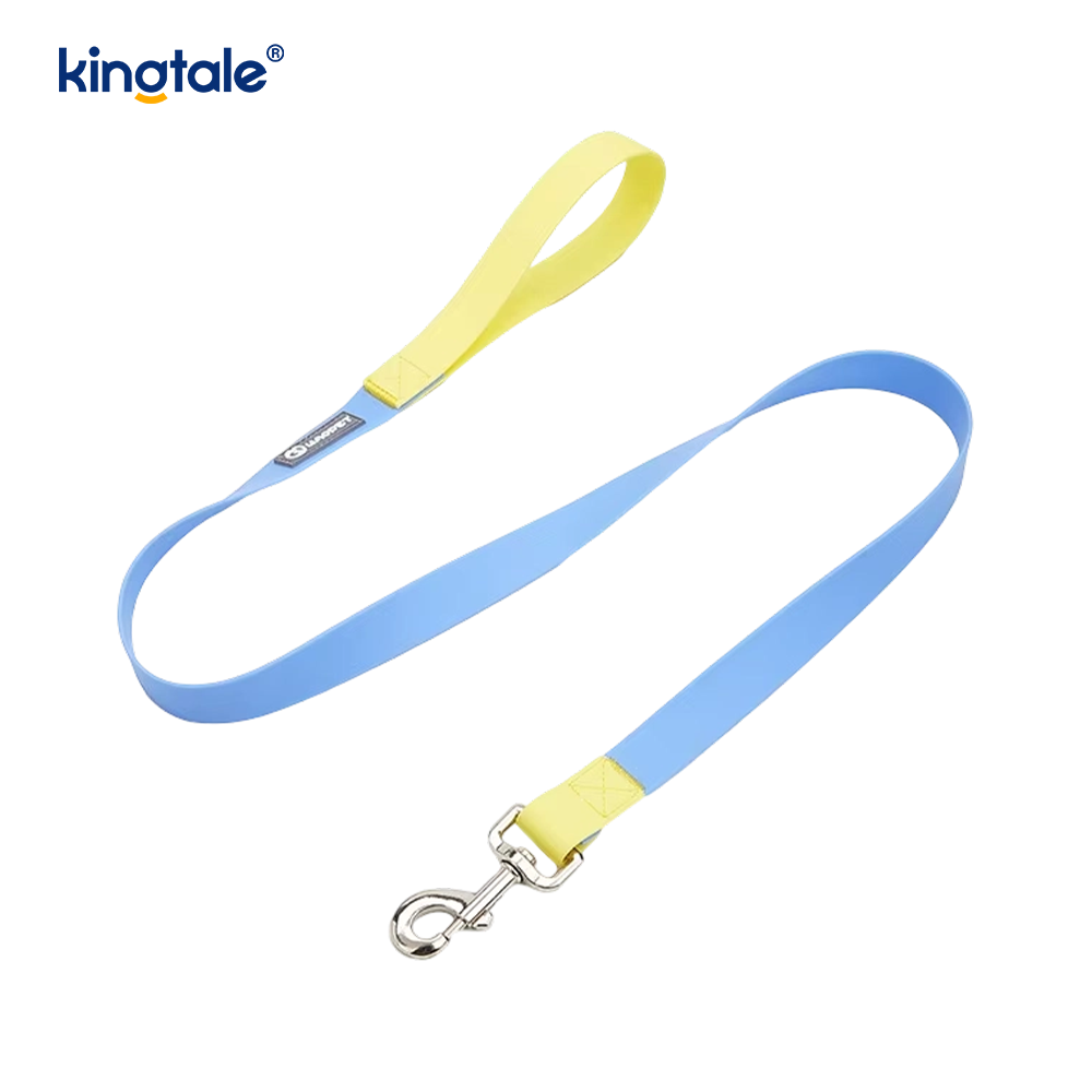 Correa de perro impermeable, suministros de nailon simples para mascotas, moda de lujo
