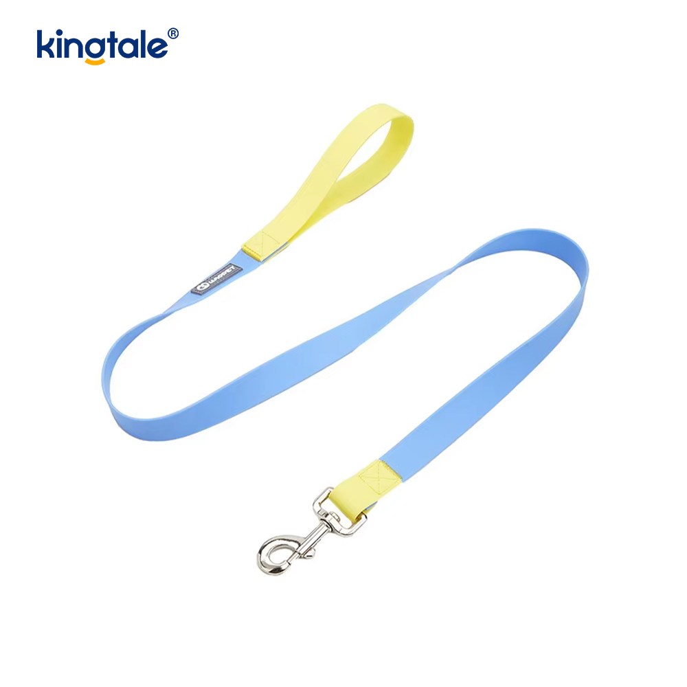 Correa de perro impermeable, suministros de nailon simples para mascotas, moda de lujo