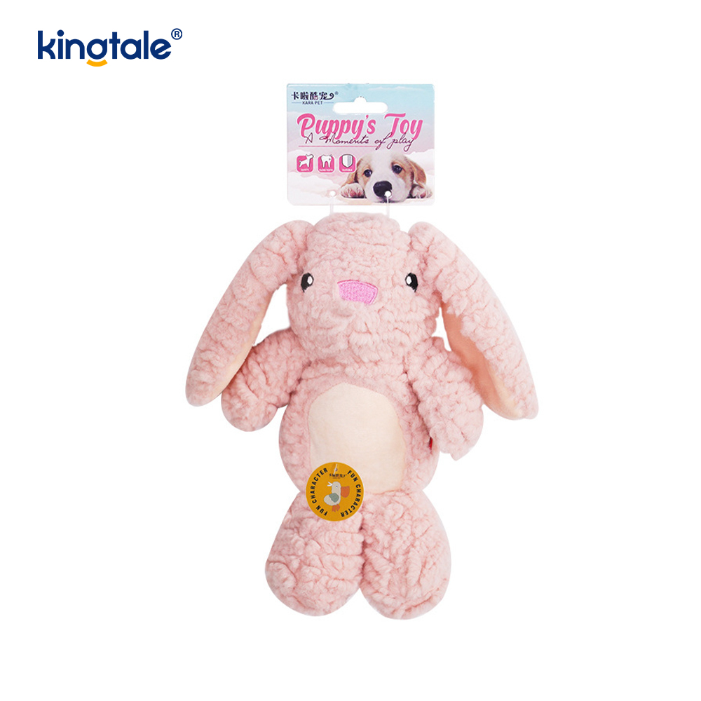 Juguetes de peluche para mascotas con forma de pulpo, perezoso, conejo, oso, rana y pollito