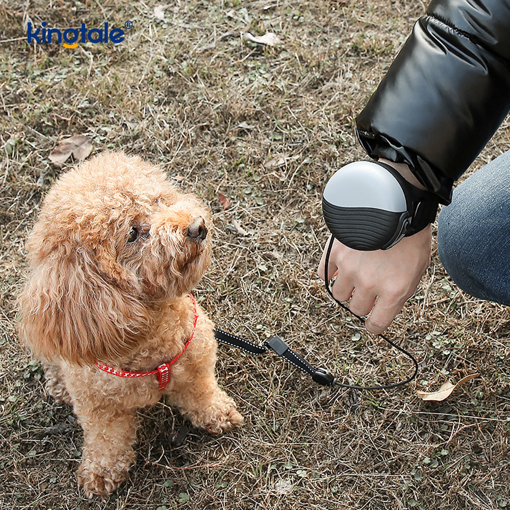 Correa retráctil para mascotas, estilo reloj de pulsera, para perros pequeños, medianos y grandes