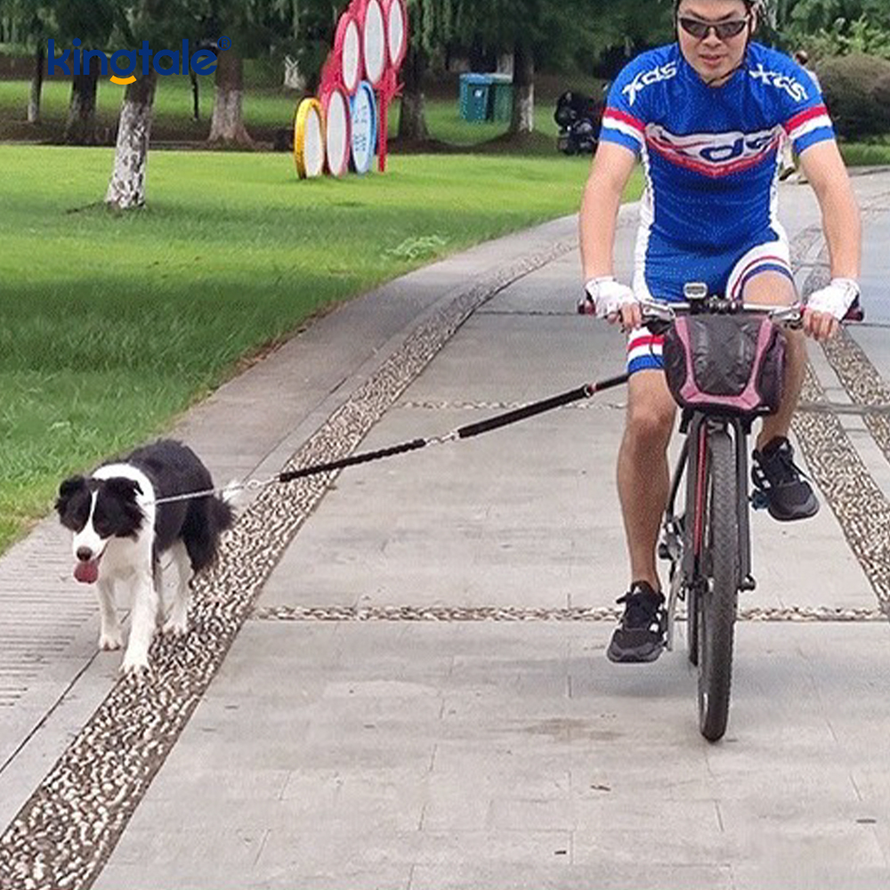 Accesorio para correa de perro para bicicleta, cuerda de tracción para perros en bicicleta manos libres