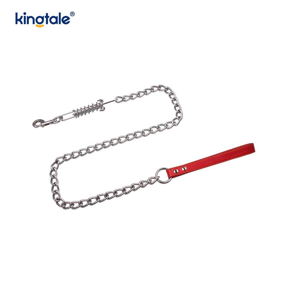 Cadena para perros Metal cromado Accesorios para perros Cadenas Correa de metal