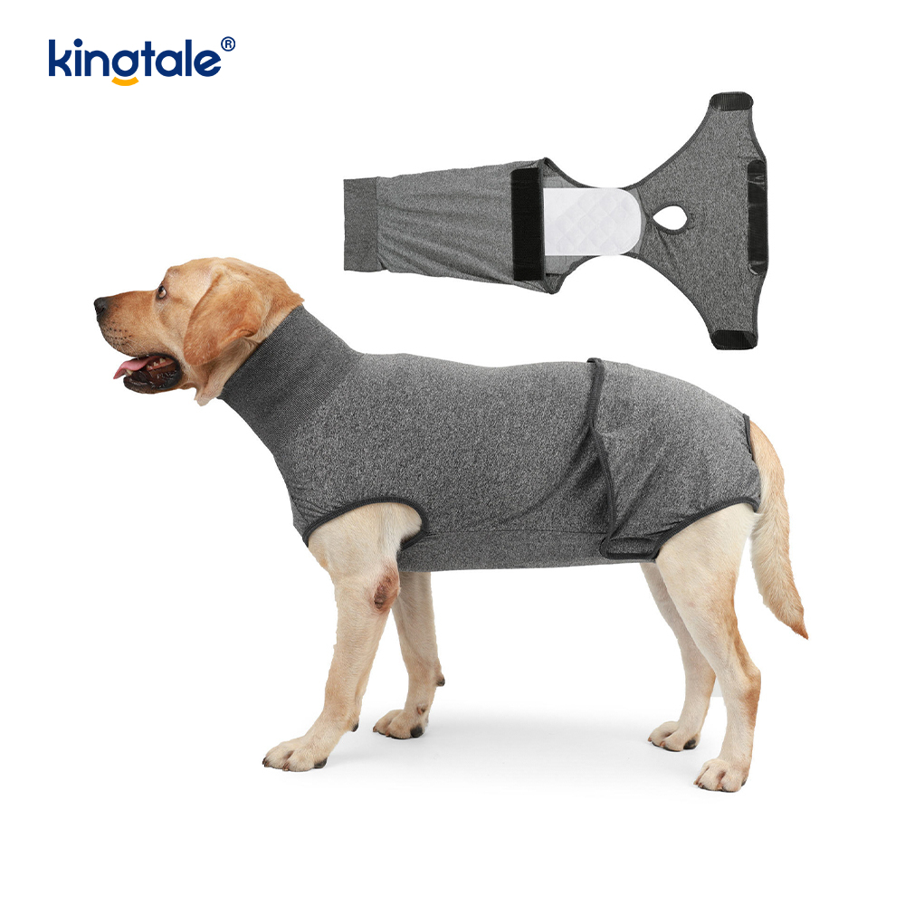 Traje de recuperación para perros, ropa quirúrgica para cachorros, chaleco postoperatorio para heridas abdominales