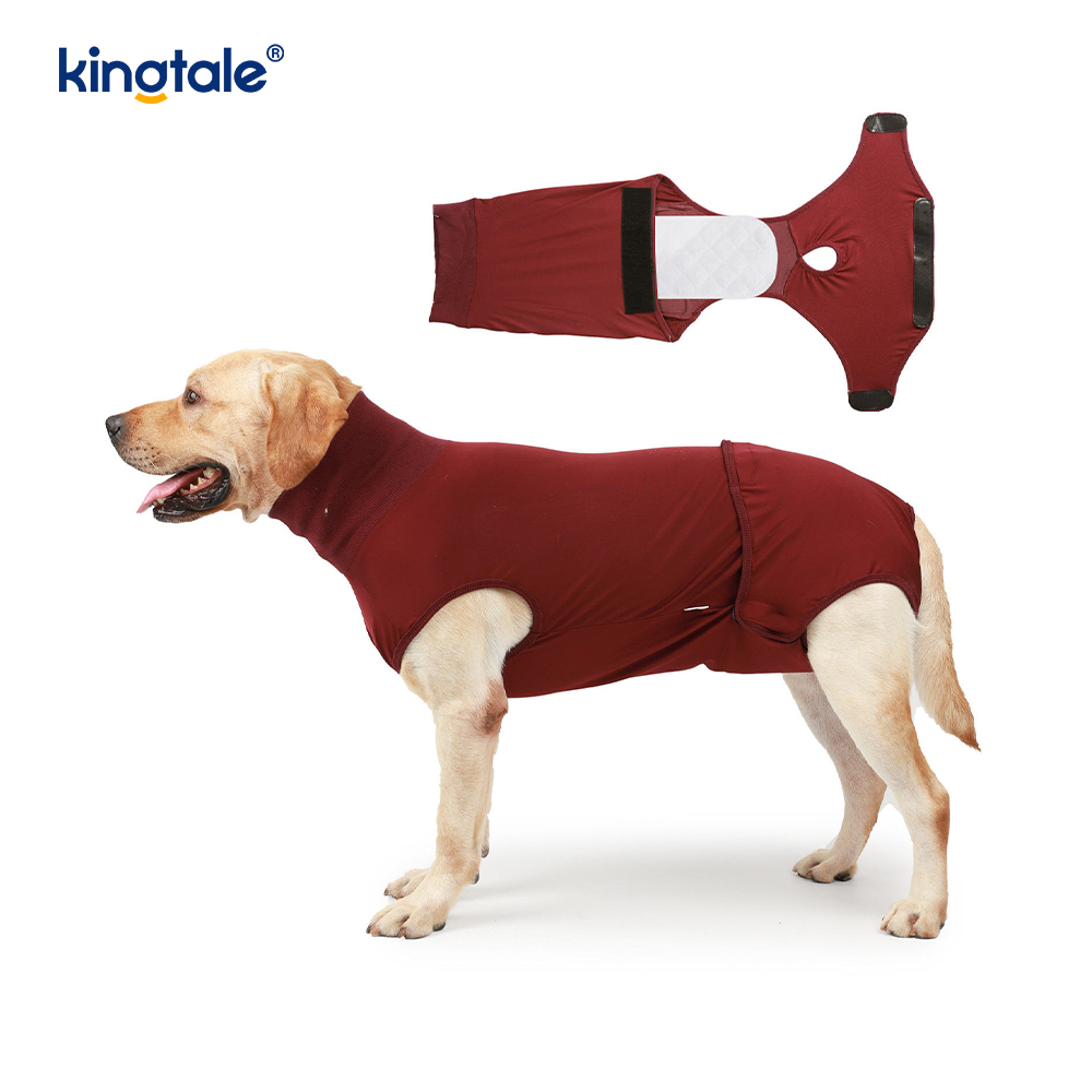 Traje de recuperación para perros, ropa quirúrgica para cachorros, chaleco postoperatorio para heridas abdominales