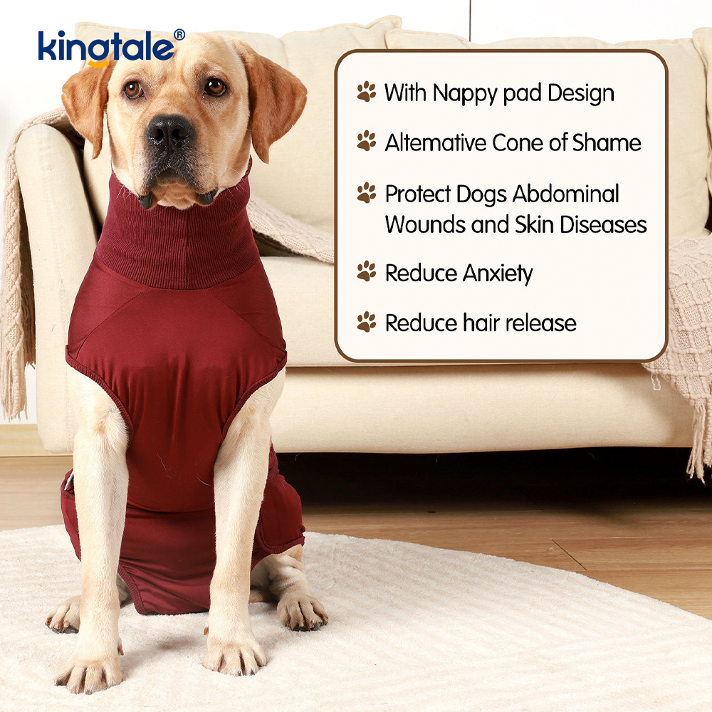 Traje de recuperación para perros, ropa quirúrgica para cachorros, chaleco postoperatorio para heridas abdominales
