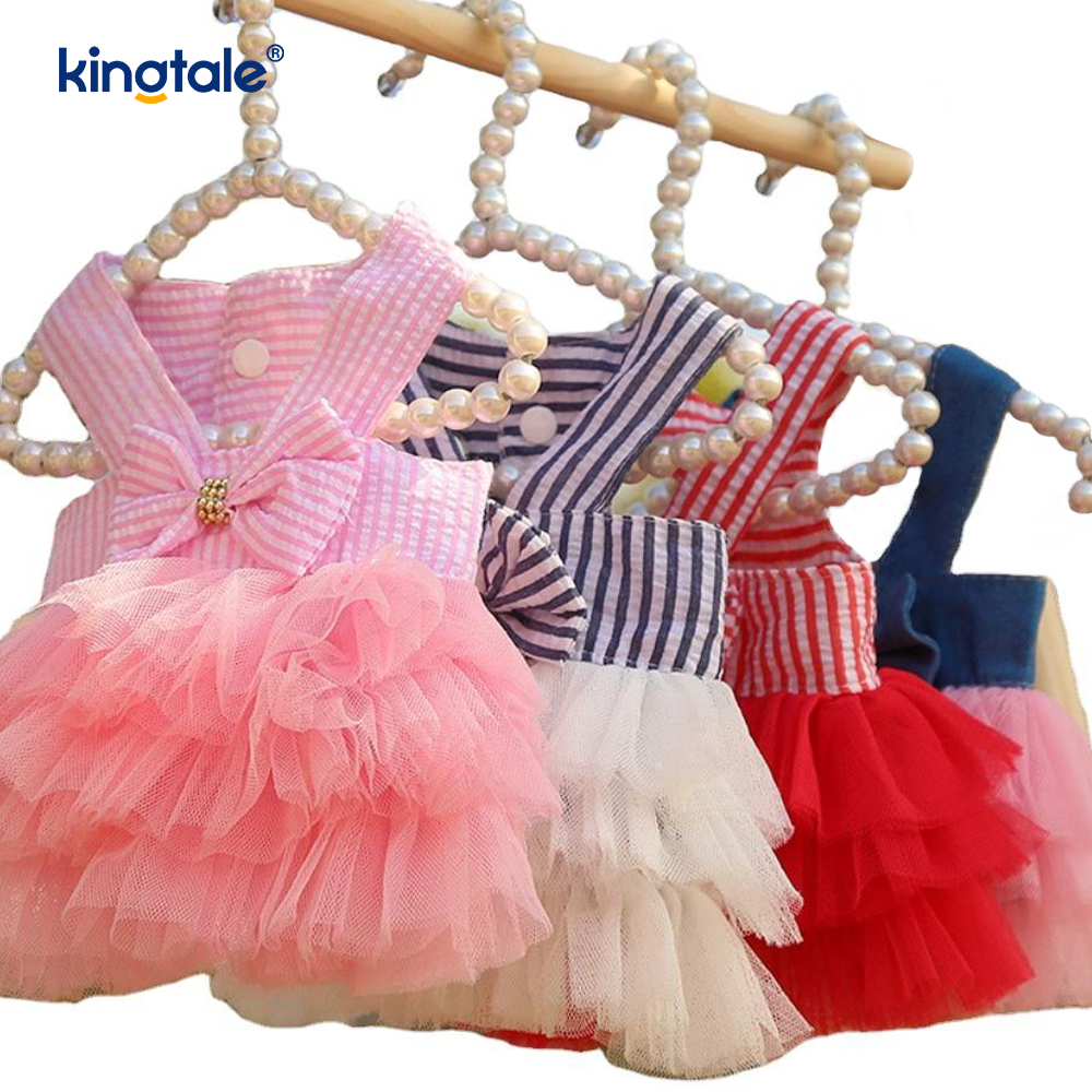 Vestido de verano para perros, vestido camisero de lujo, trajes para mascotas, ropa