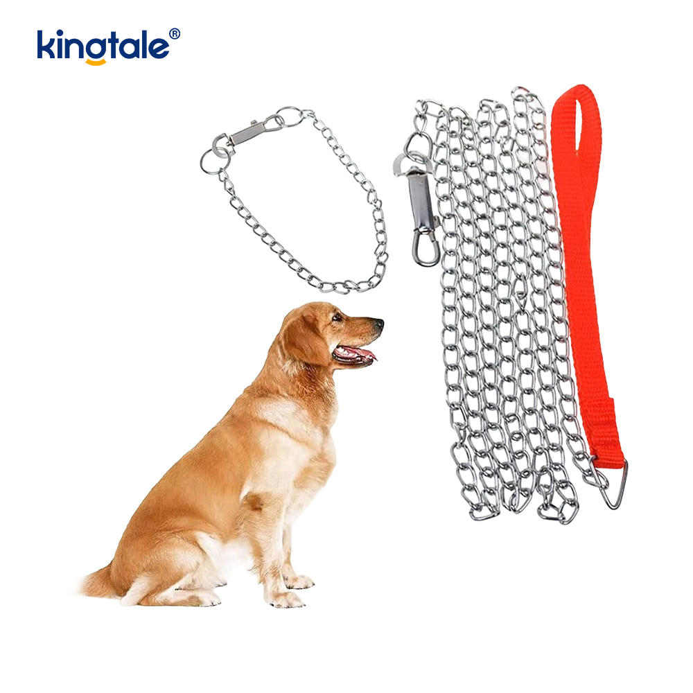 Cadena extrafina para perro, correa para cachorro, cadena de plomo para entrenamiento