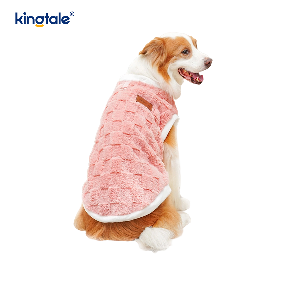 Los chalecos de felpa para mascotas de invierno son suaves y cómodos