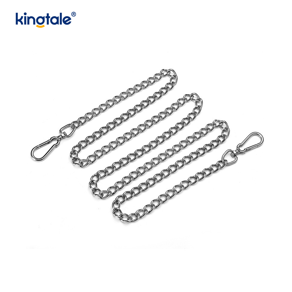Cadena de perro resistente para correa de cadena de perro de metal a prueba de masticar